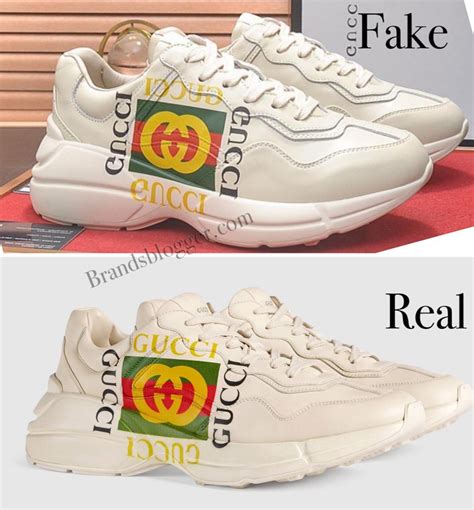 rhyton vintage trainer designer sneakers gucci fake 1|Gucci rhyton counterfeit shoes.